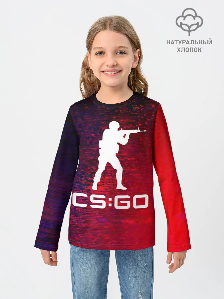 Детский лонгслив / CS GO | КС ГО