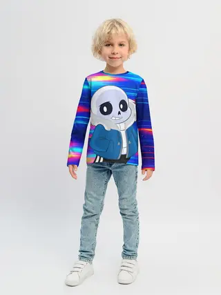 Детский лонгслив / Sans undertale | Санс