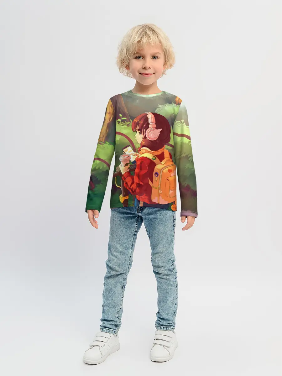 Детский лонгслив / STUDY GIRL