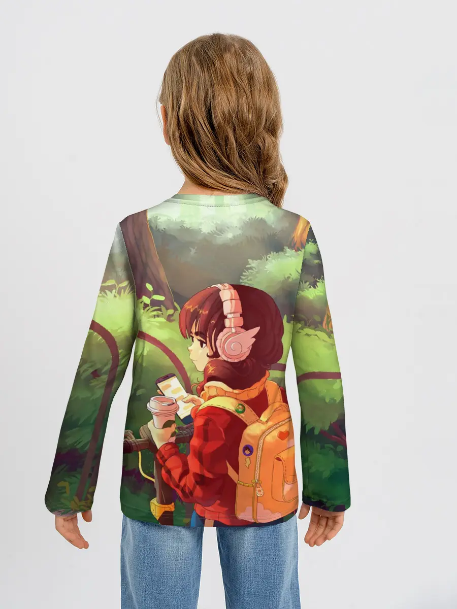 Детский лонгслив / STUDY GIRL