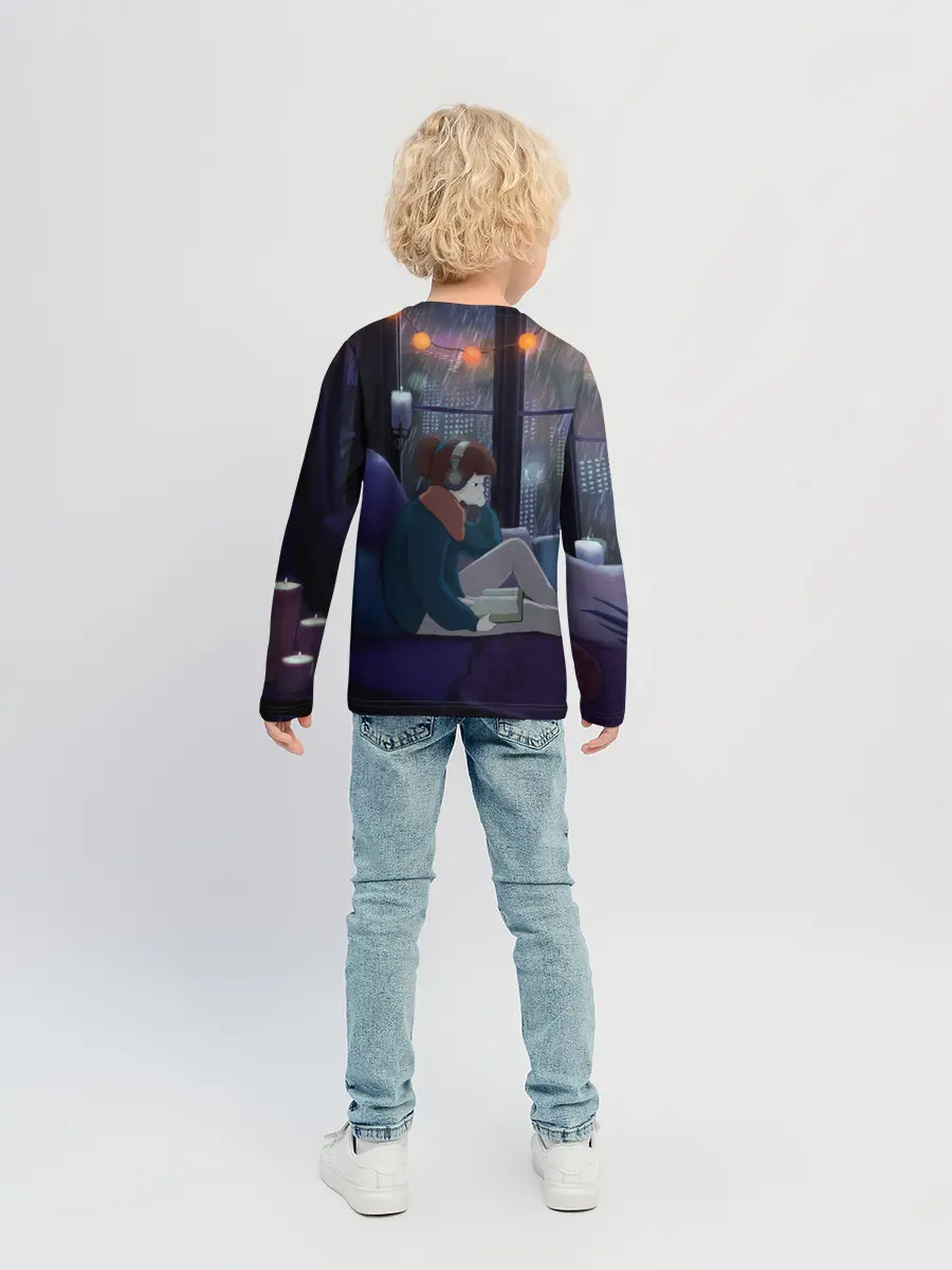 Детский лонгслив / СИЖУ ДОМА