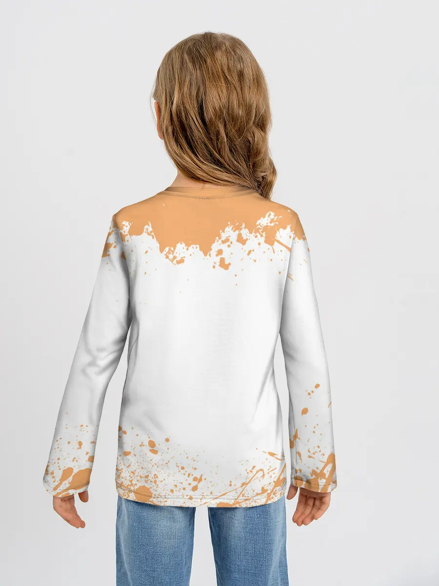 Детский лонгслив / МИЛЫЙ КОТЕНОК | CUTE KITTEN