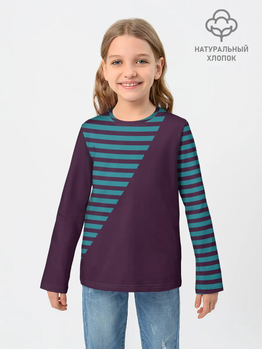 Детский лонгслив / texture
