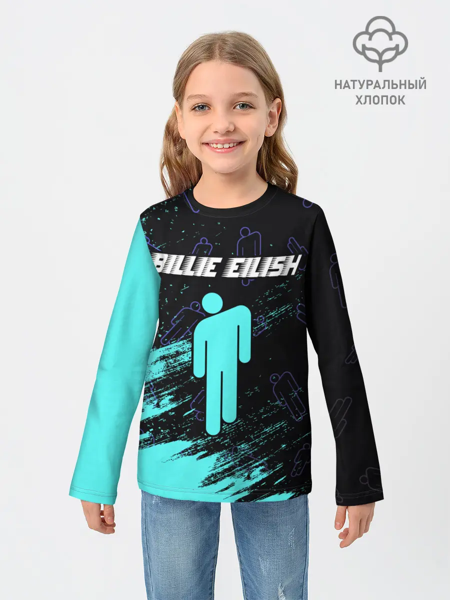 Детский лонгслив / BILLIE EILISH / БИЛЛИ АЙЛИШ