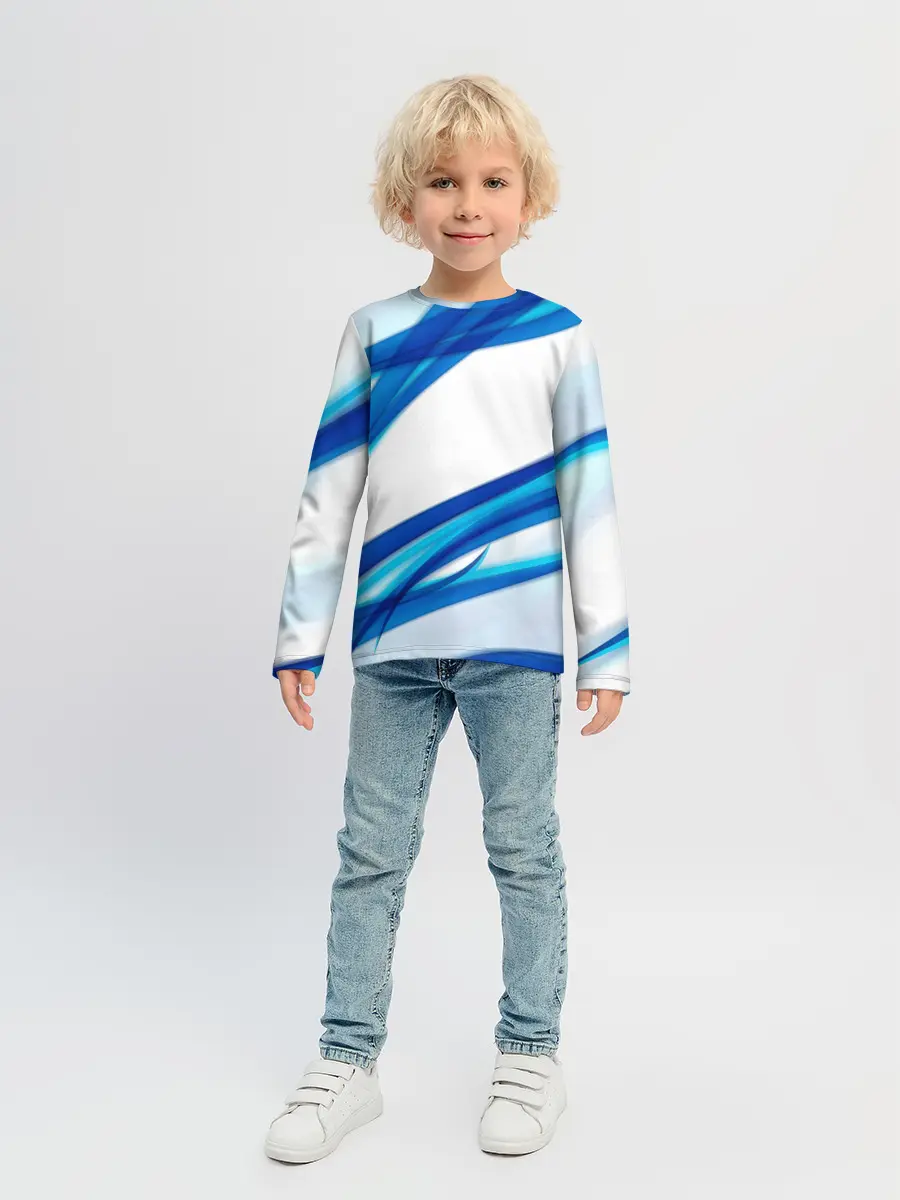 Детский лонгслив / STRIPES BLUE