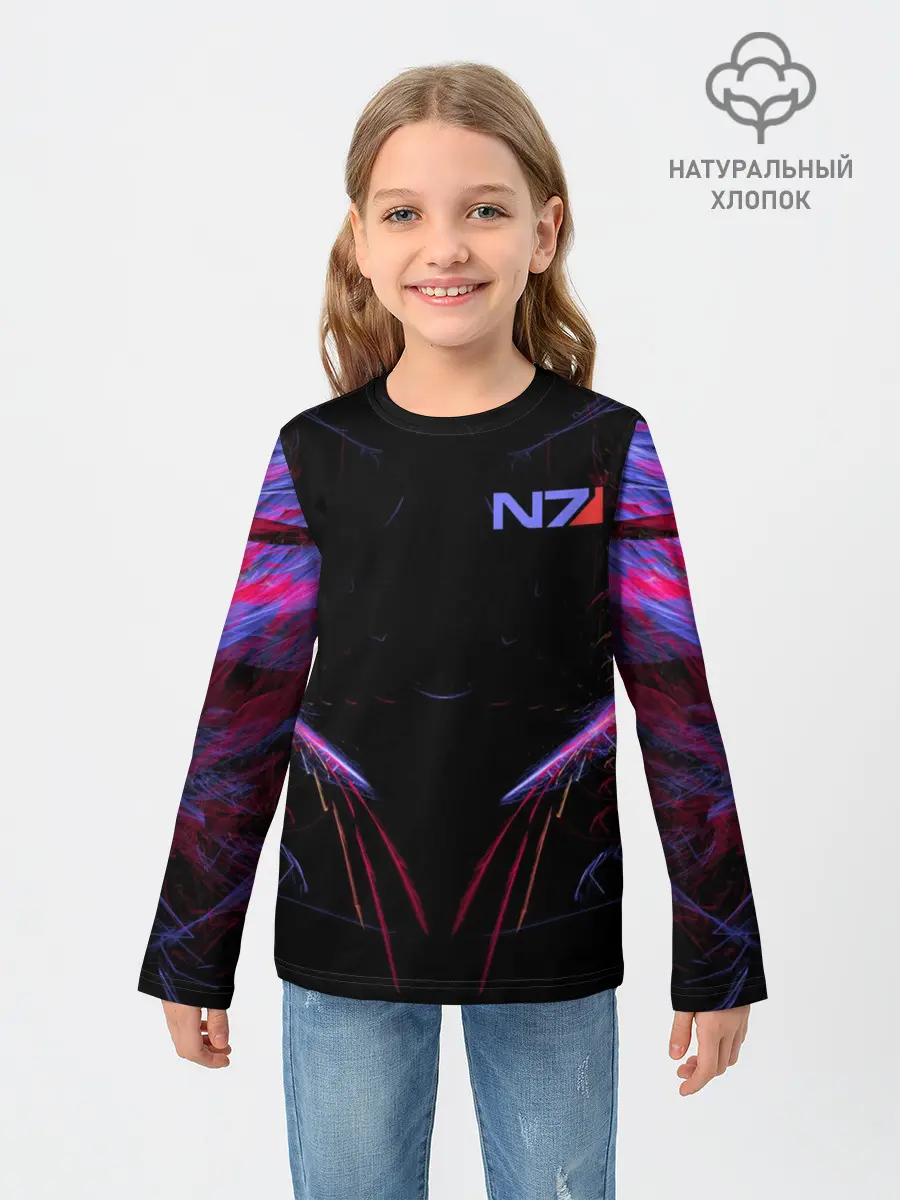 Детский лонгслив / N7 | Neon Style