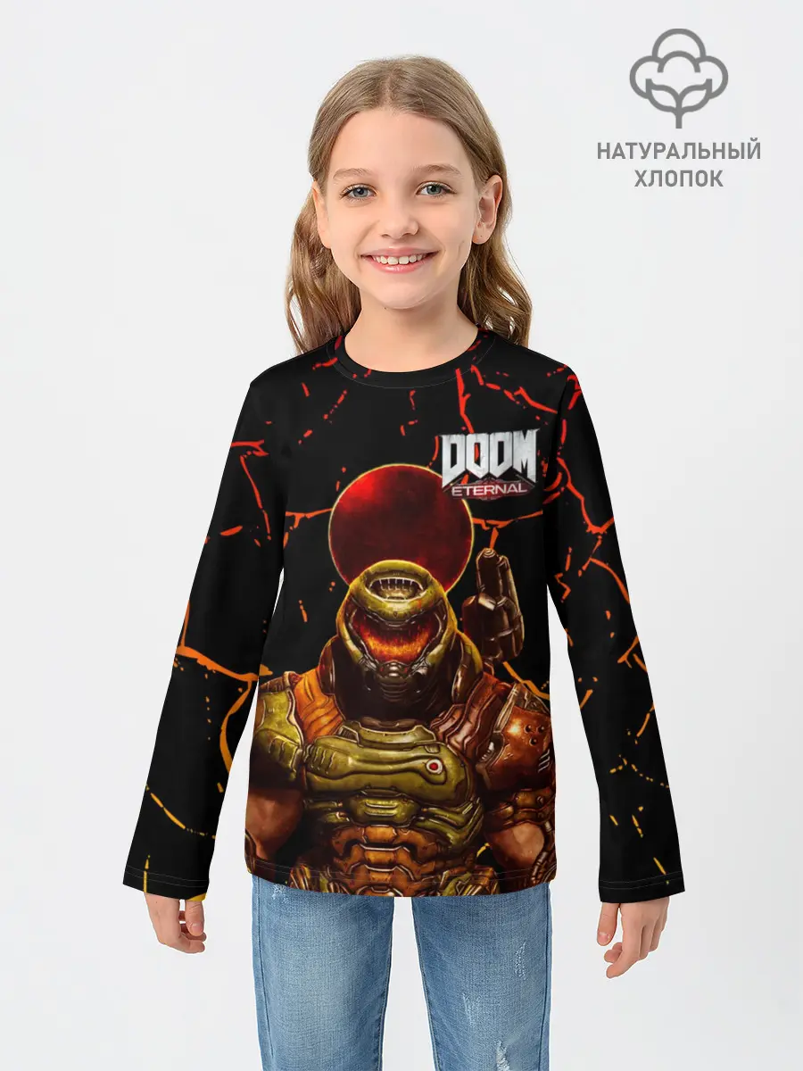 Детский лонгслив / Doom | Eternal