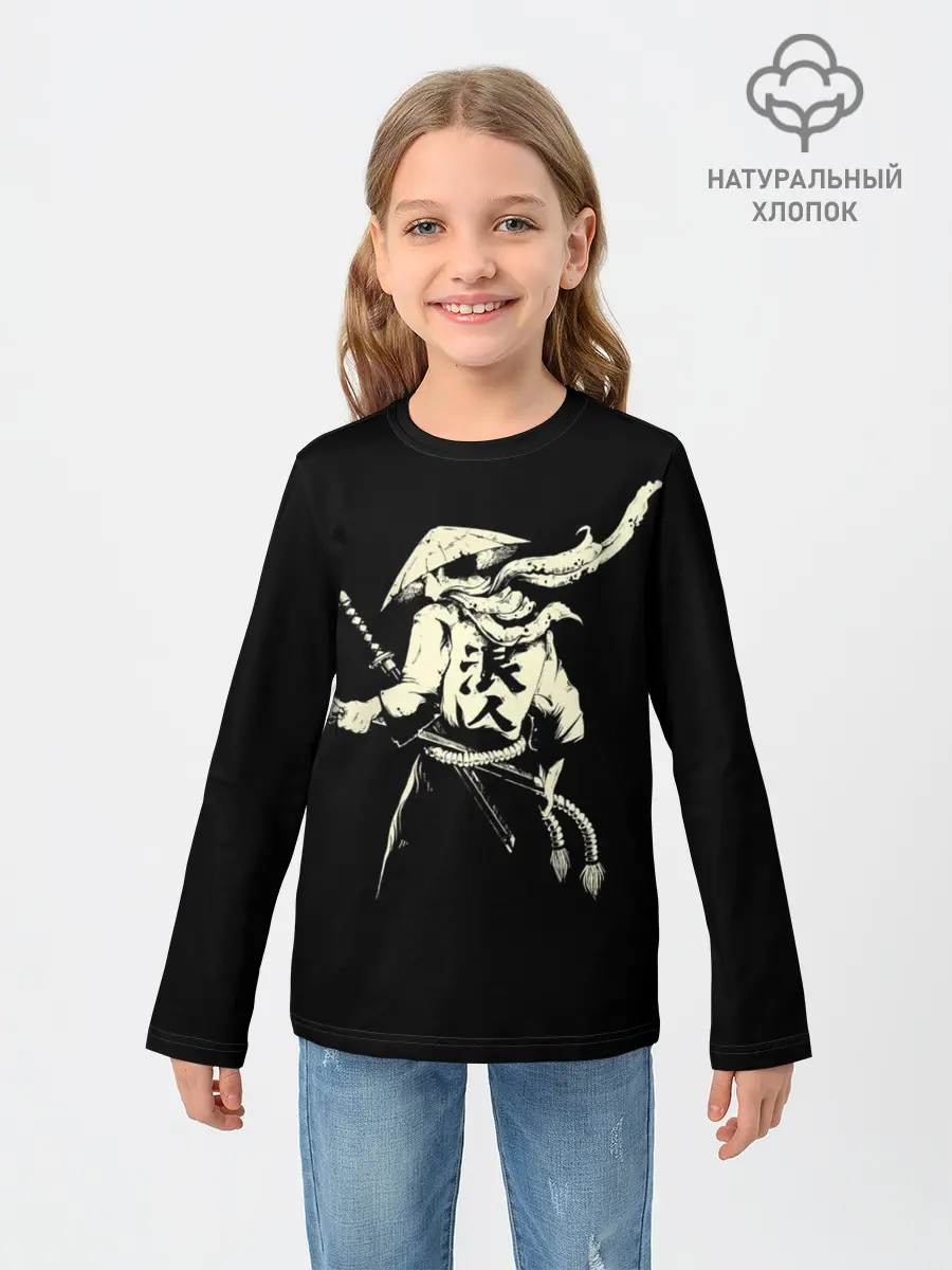 Детский лонгслив / ЛИК САМУРАЯ | SAMURAI