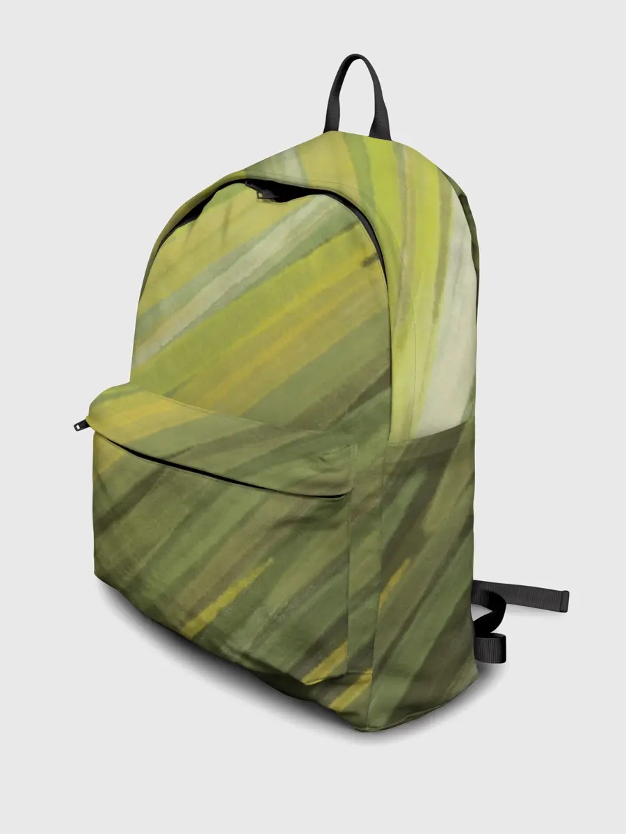 Рюкзак джинсовый / Акварельные линии