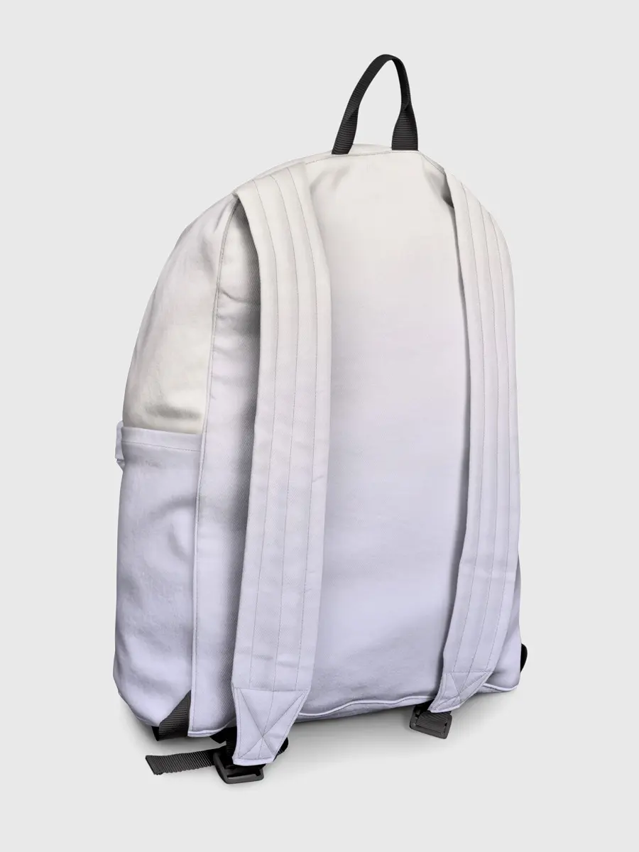 Рюкзак джинсовый / малышка с пушистиком