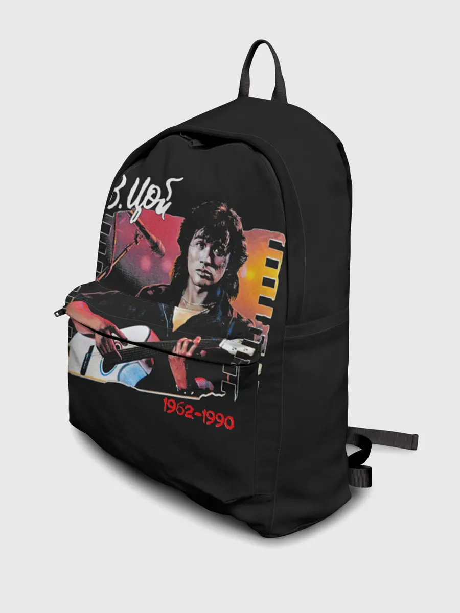 Рюкзак джинсовый / В.Цой 1962-1990