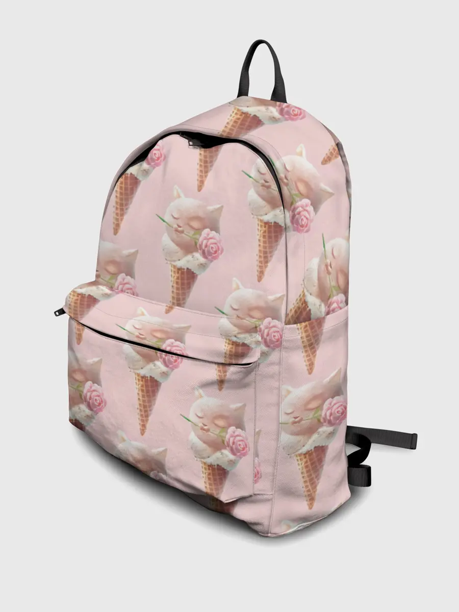 Рюкзак джинсовый / Мороженное | Кошечки