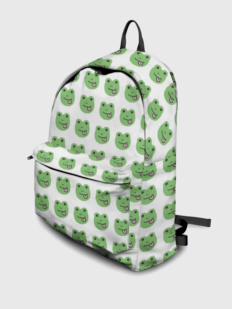 Рюкзак джинсовый / лягушки