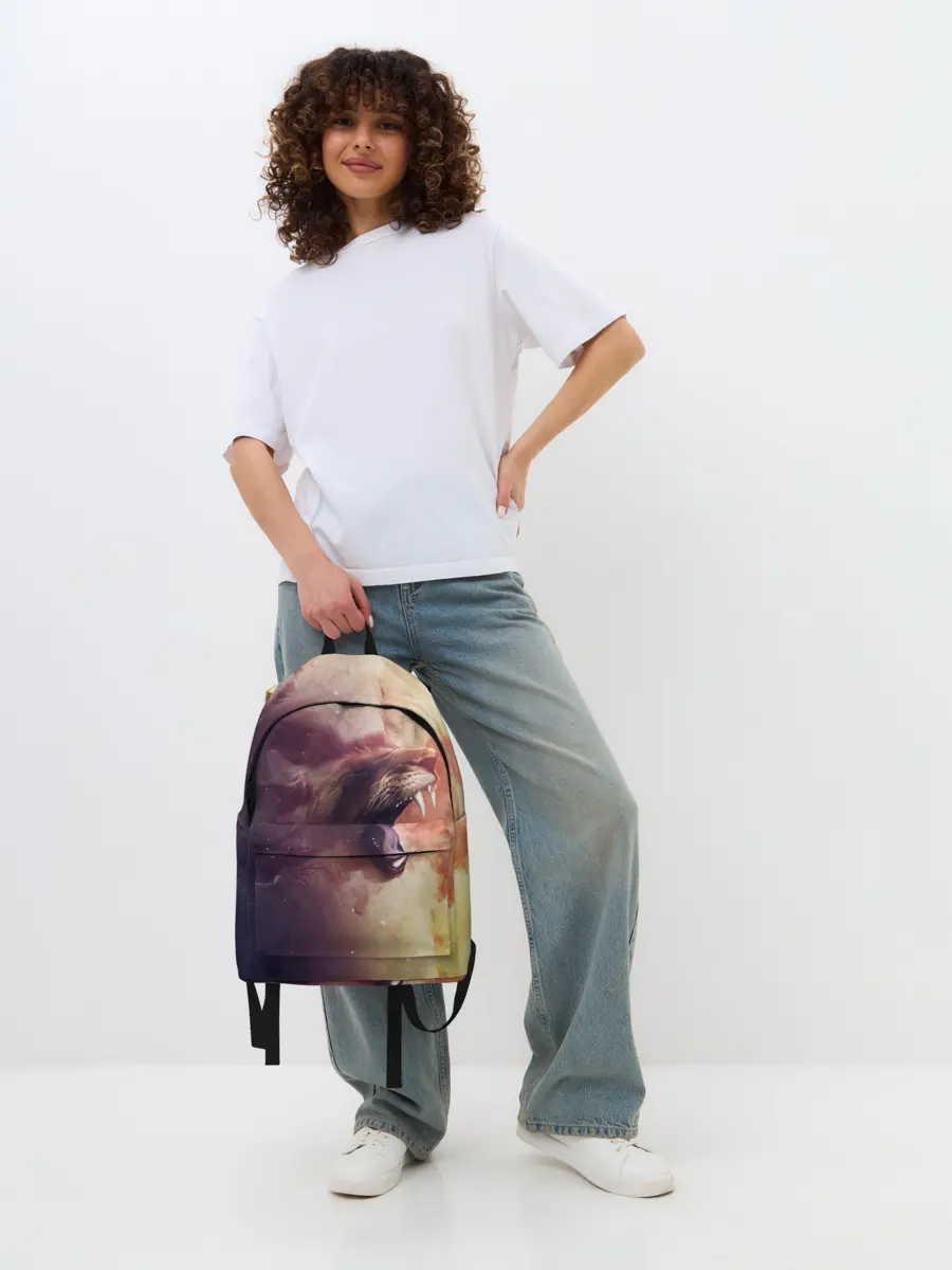 Рюкзак джинсовый / TIGER ROAR