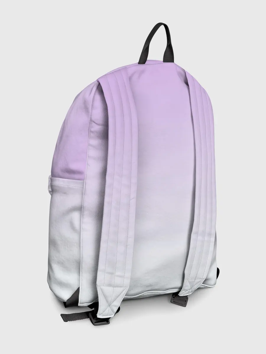 Рюкзак джинсовый / акварельная сирень