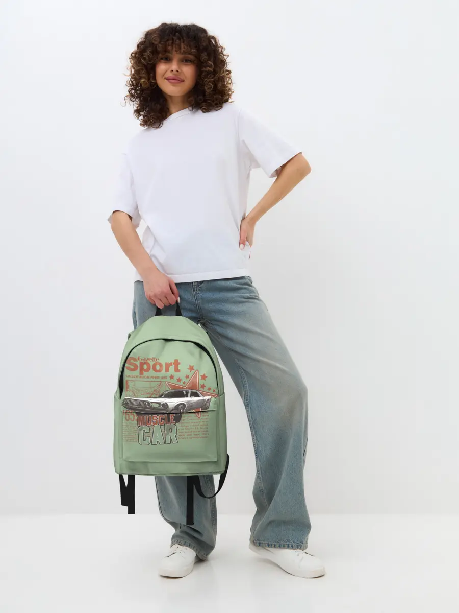 Рюкзак джинсовый / Muscle car