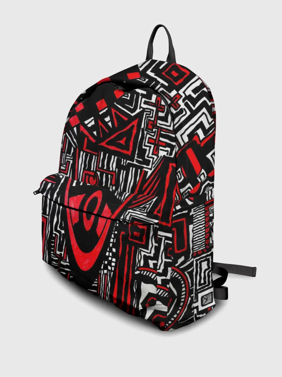 Рюкзак джинсовый / Абстрактный Узор