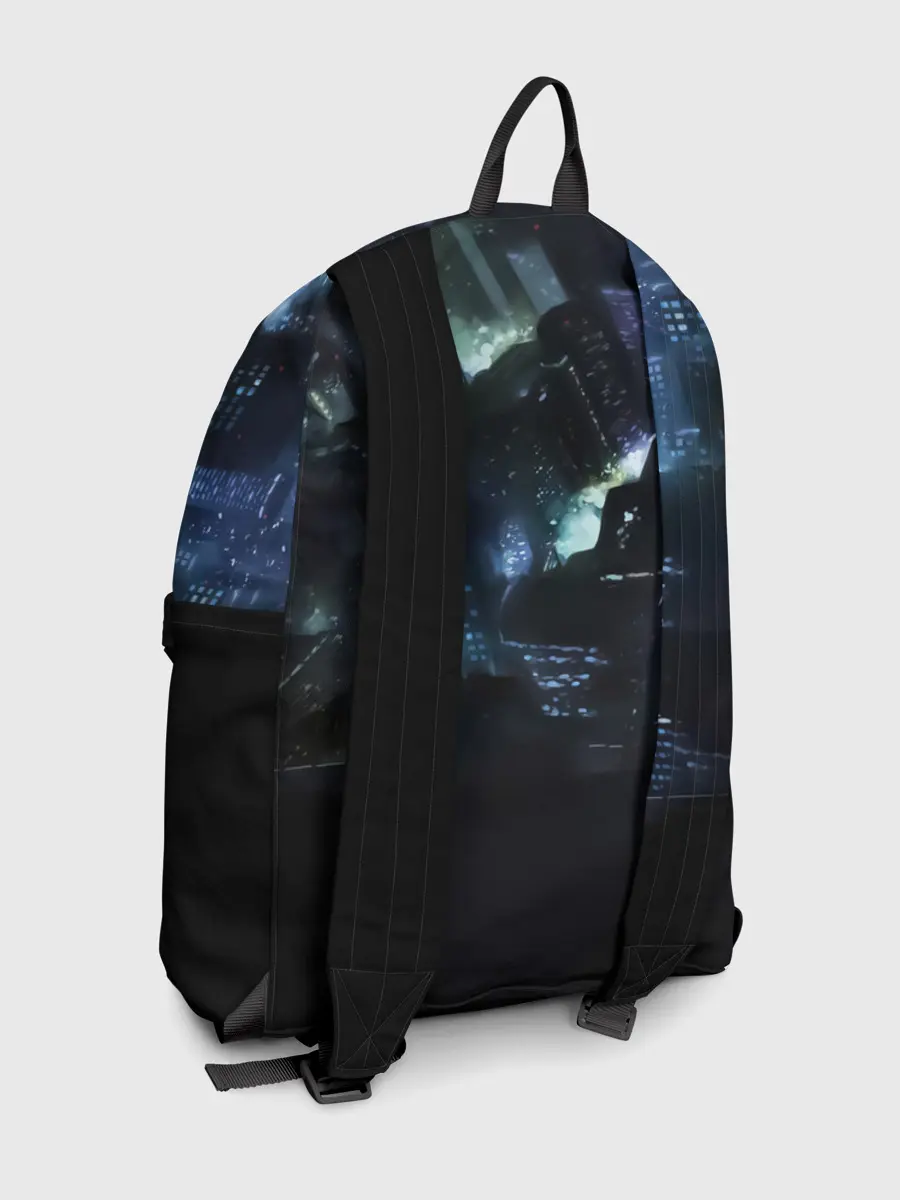 Рюкзак джинсовый / Токийский гуль ночной город