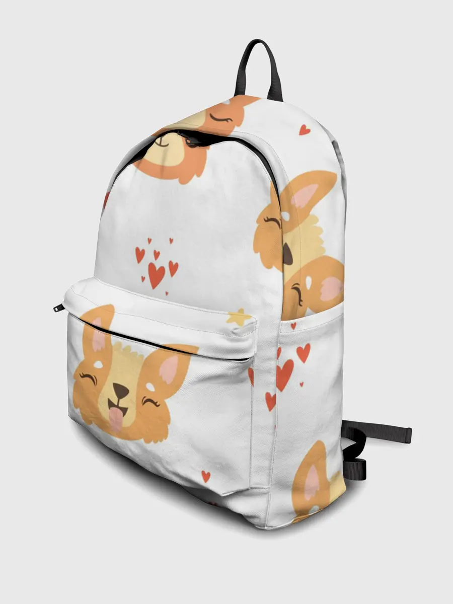 Рюкзак джинсовый / Милый Корги