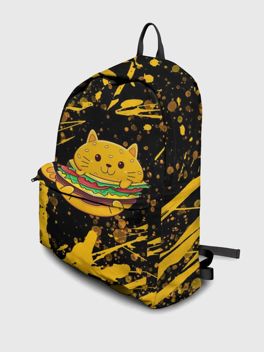 Рюкзак джинсовый / Котобургер