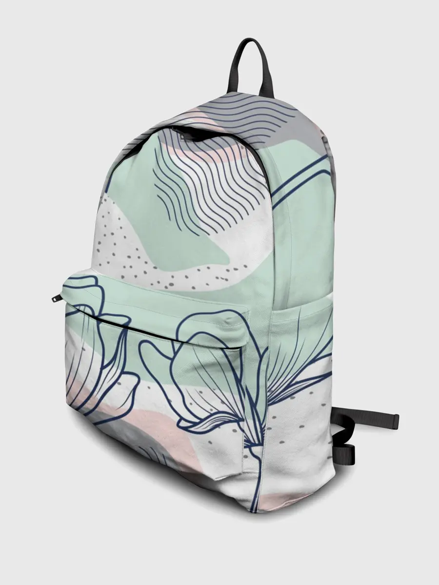 Рюкзак джинсовый / Цветы