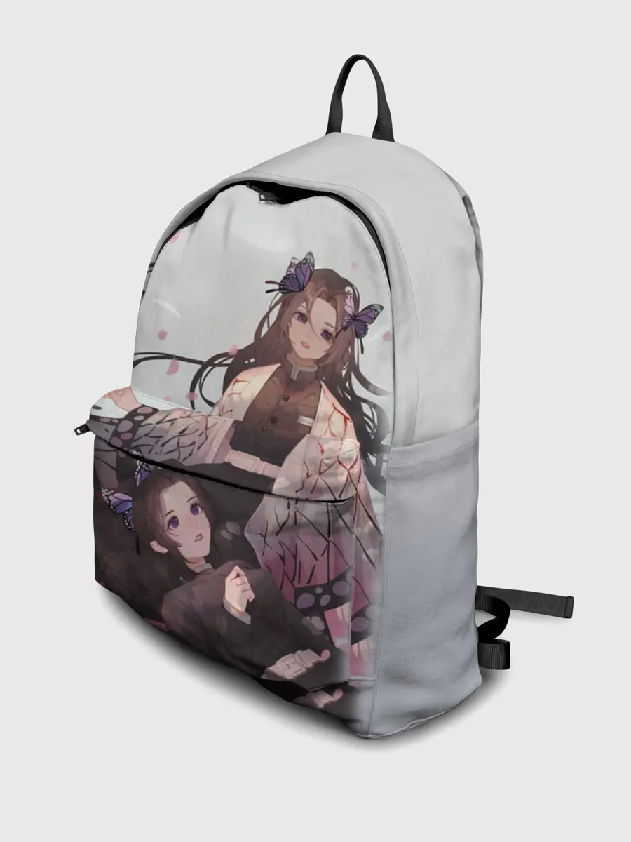 Рюкзак джинсовый / КЛИНОК РАССЕКАЮЩИЙ ДЕМОНОВ