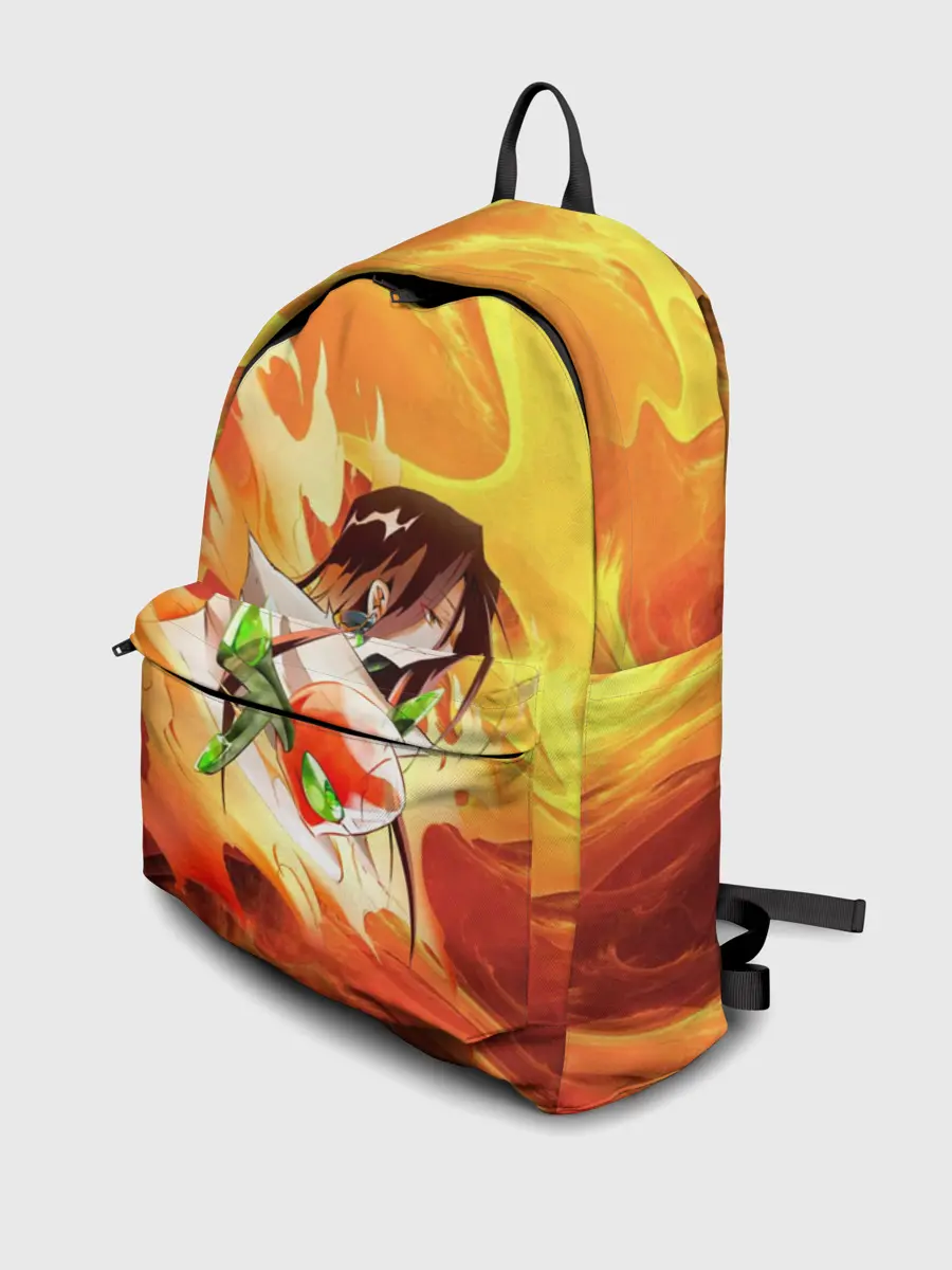 Рюкзак джинсовый / Шаман Кинг | Хао | Зик