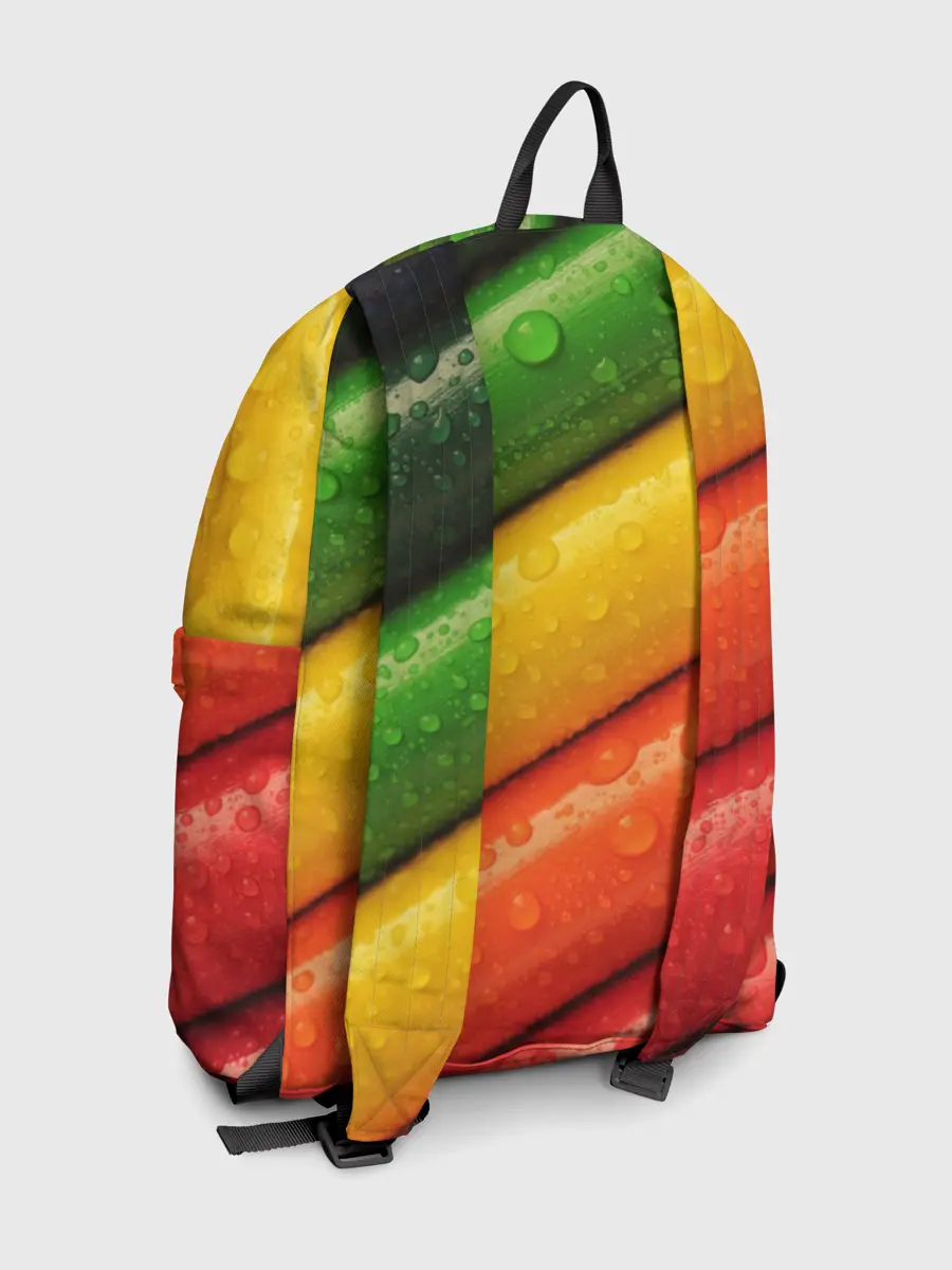 Рюкзак джинсовый / Цветные линии