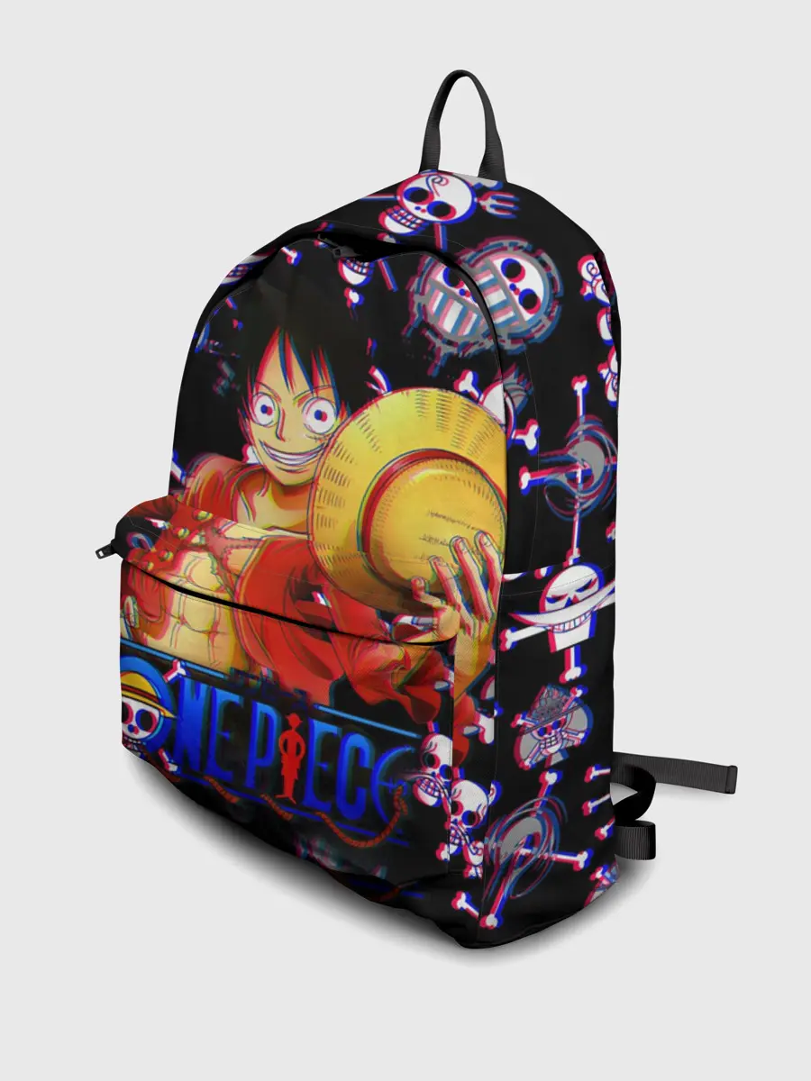 Рюкзак джинсовый / Луффи One Piece | Glitch