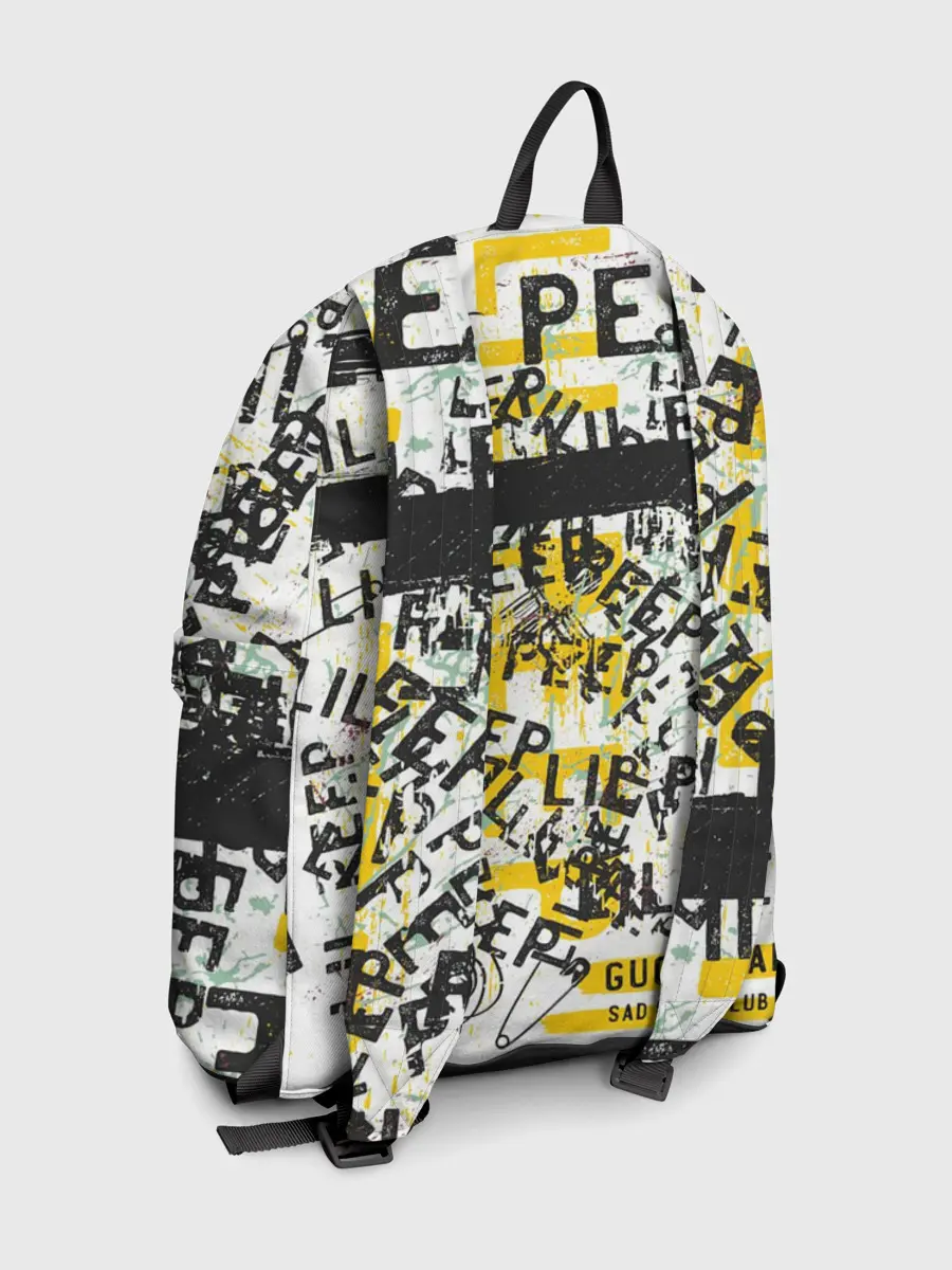 Рюкзак джинсовый / LIL PEEP Vintage Graffiti Wall