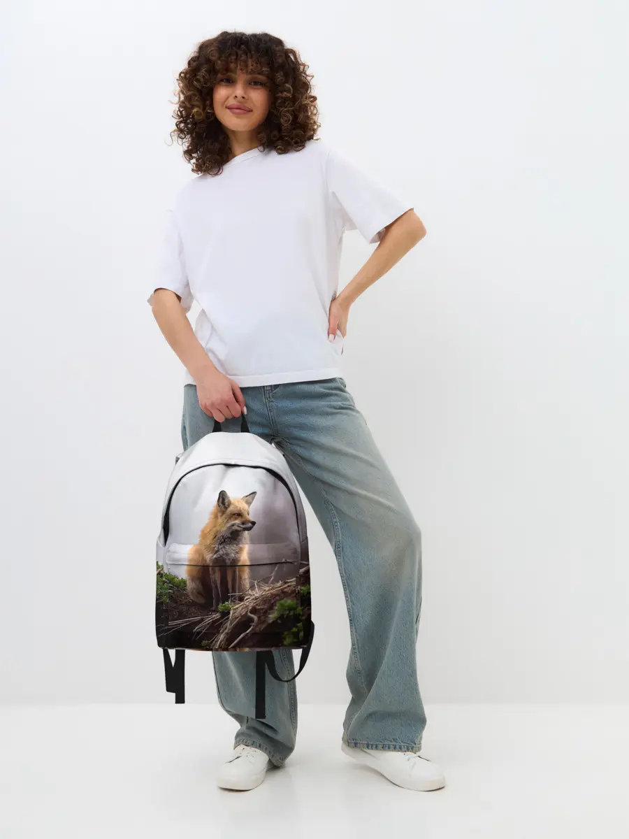 Рюкзак джинсовый / Лиса