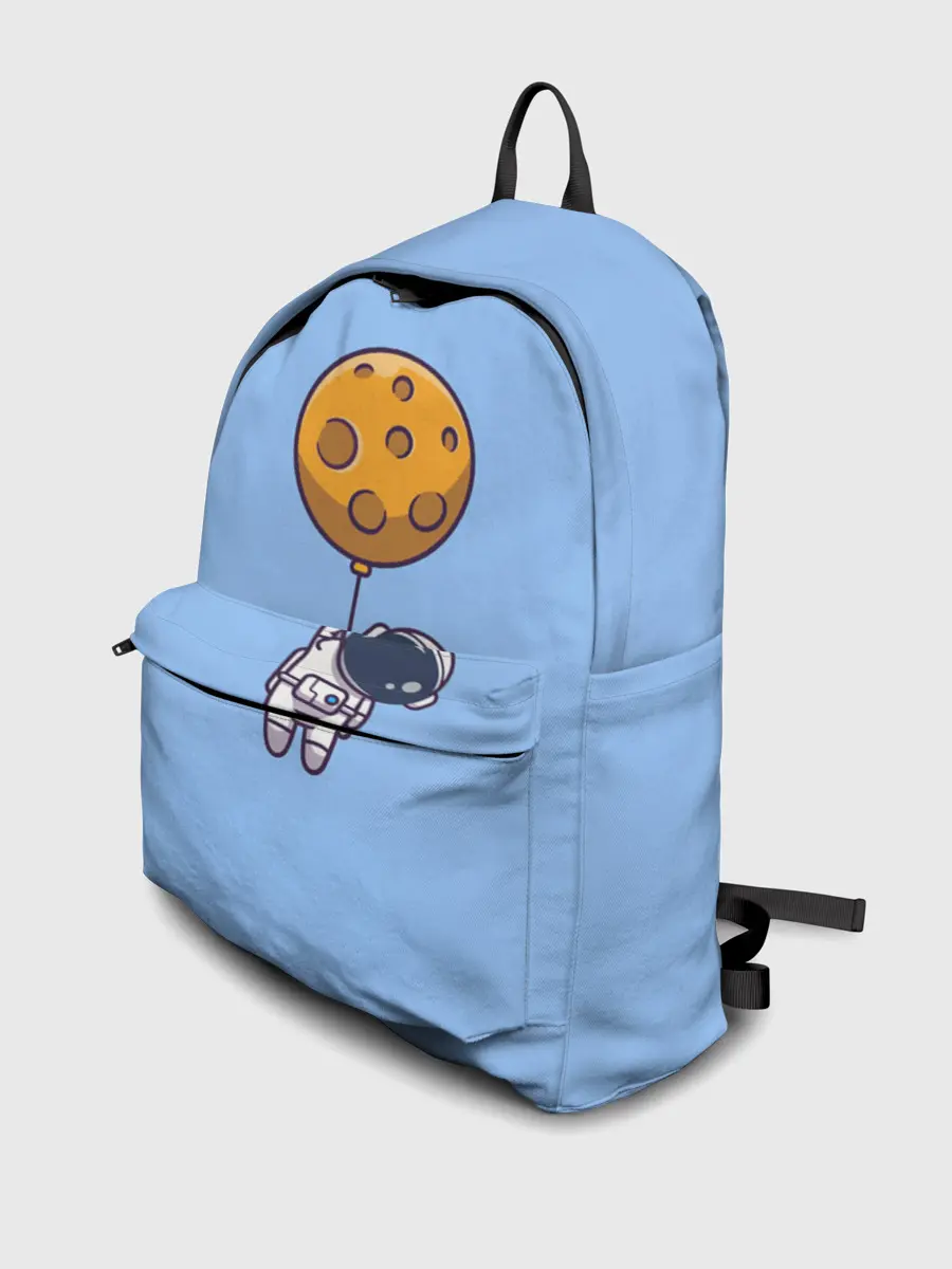 Рюкзак джинсовый / Космонавт с шариком