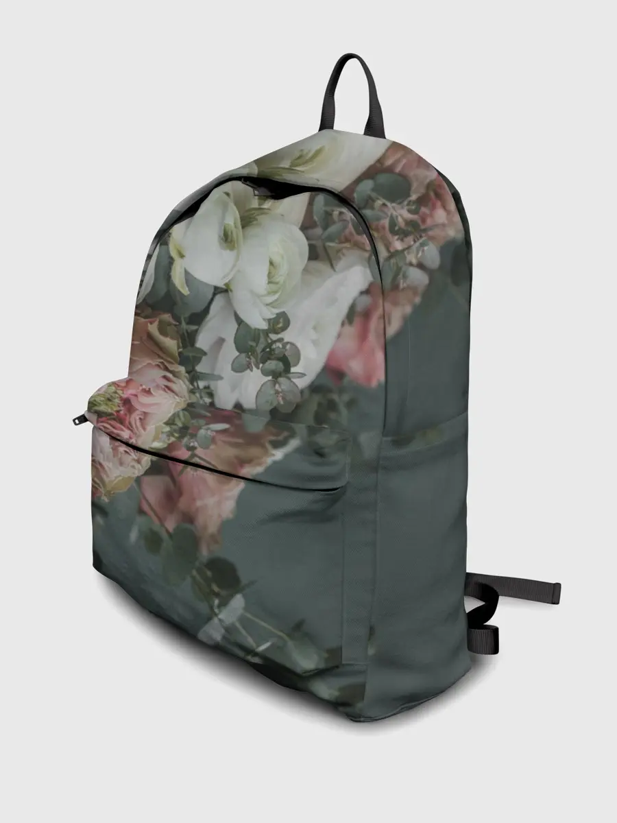 Рюкзак джинсовый / Розы