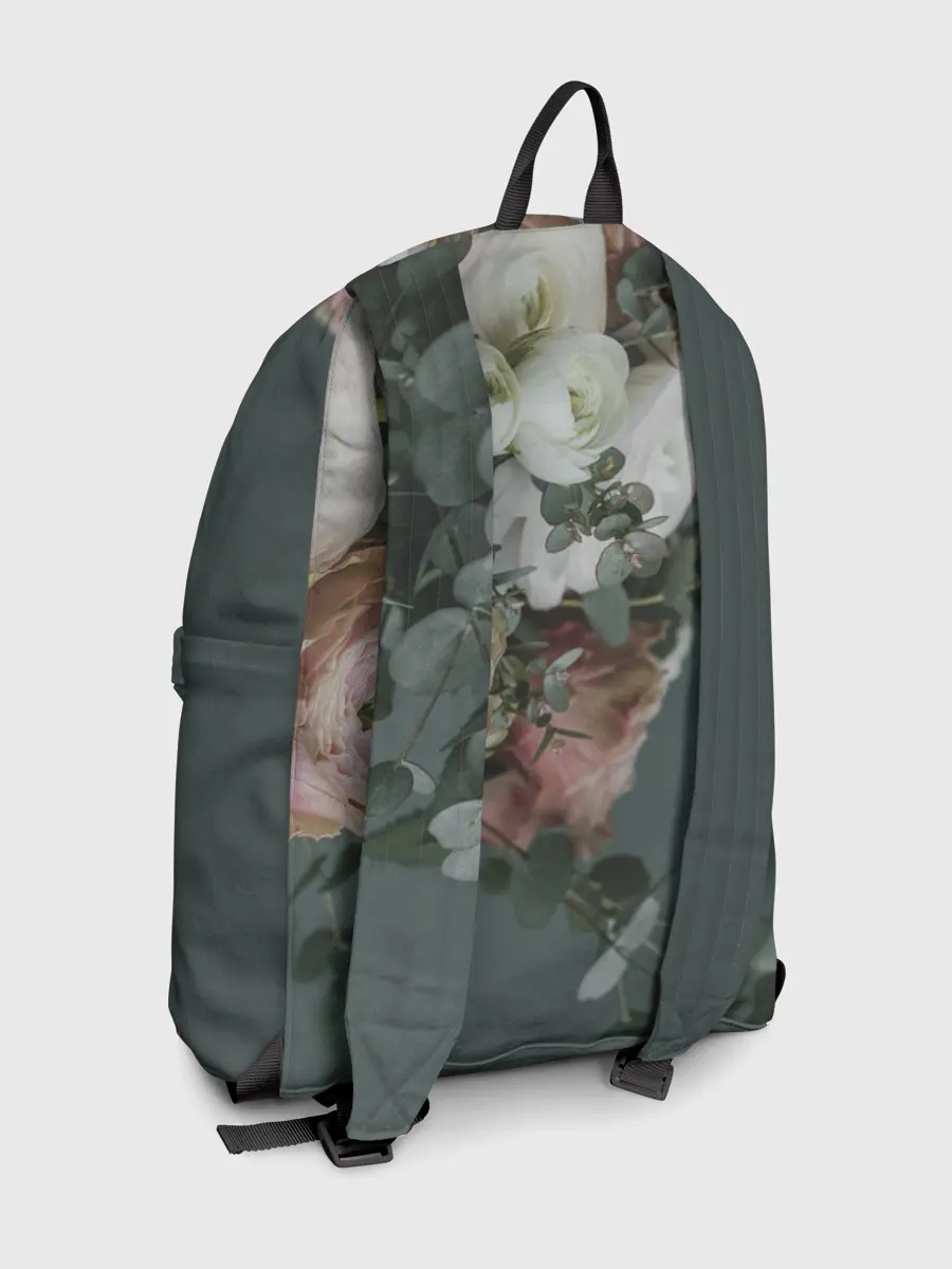 Рюкзак джинсовый / Розы