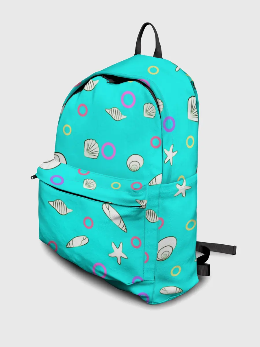 Рюкзак джинсовый / Морские моллюски