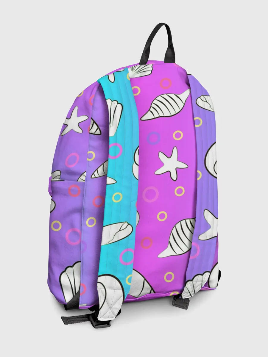 Рюкзак джинсовый / Ракушки с градиентом