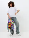 Рюкзак джинсовый / Психоделический Франкенштейн