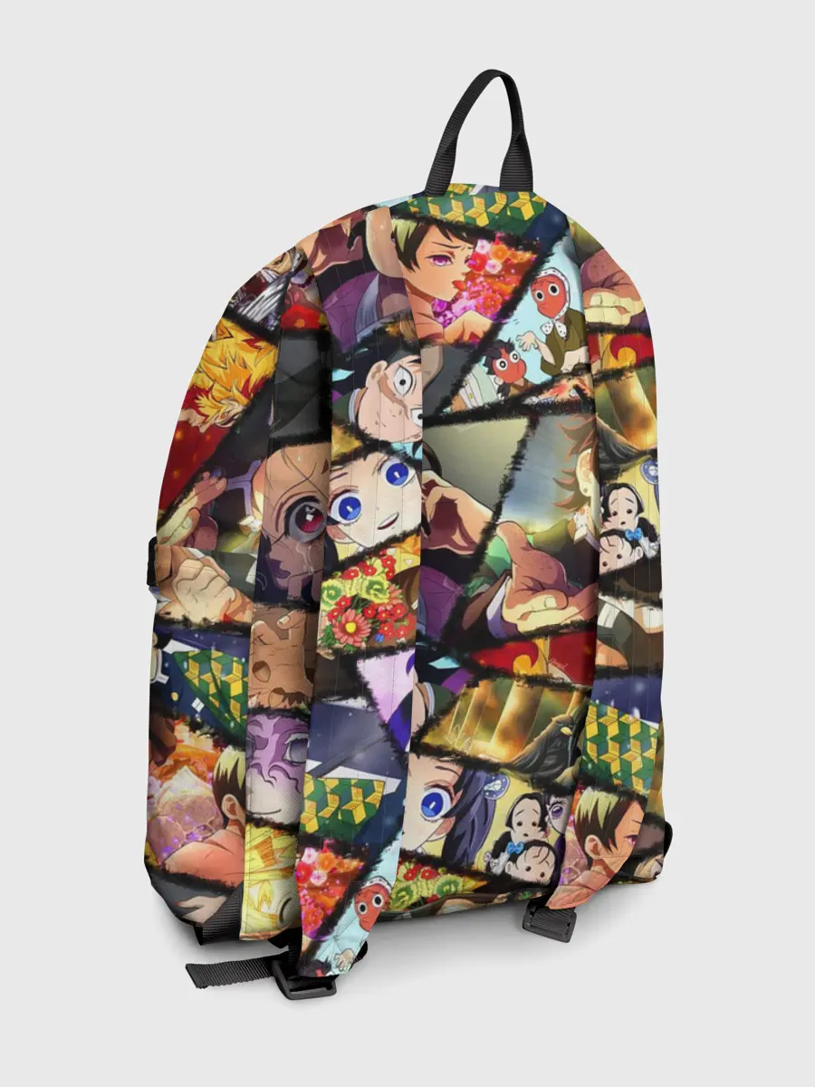 Рюкзак джинсовый / КЛИНОК РАССЕКАЮЩИЙ ДЕМОНОВ