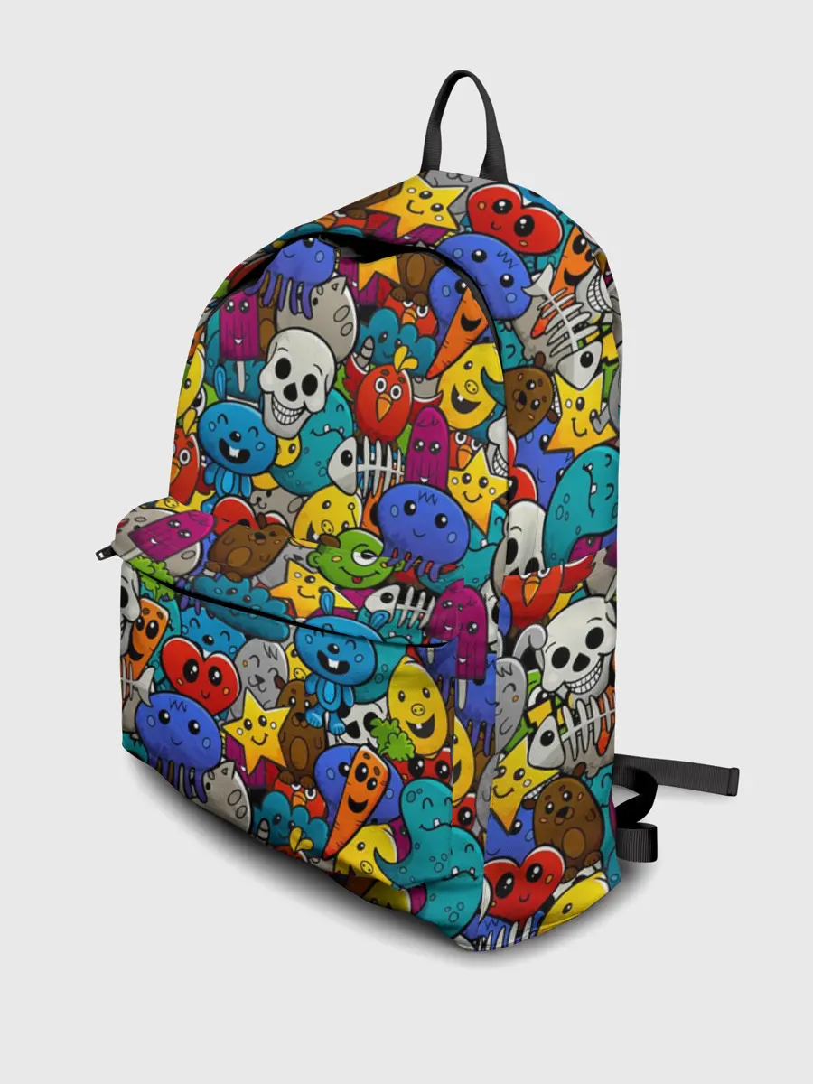 Рюкзак джинсовый / Граффити