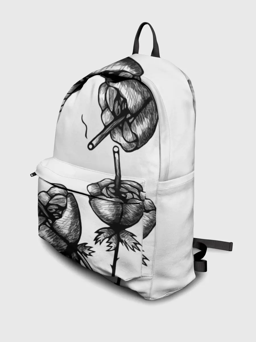 Рюкзак джинсовый / Дымящие розы