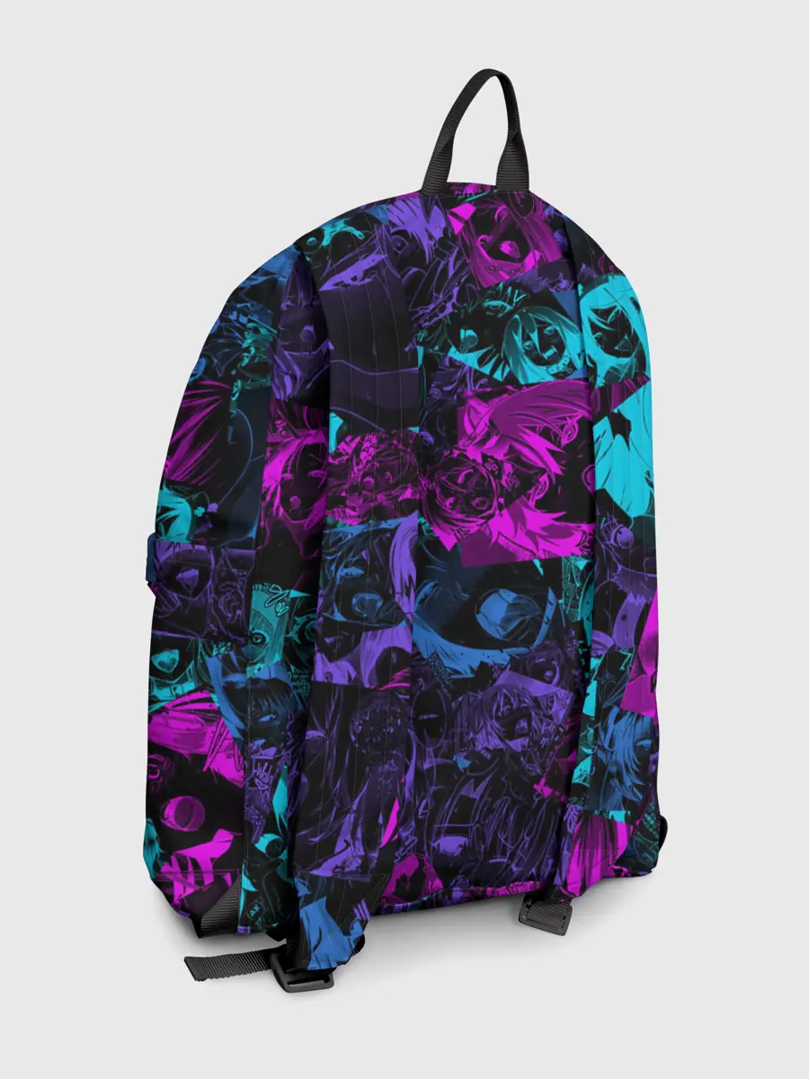 Рюкзак джинсовый / Neon Ahegao