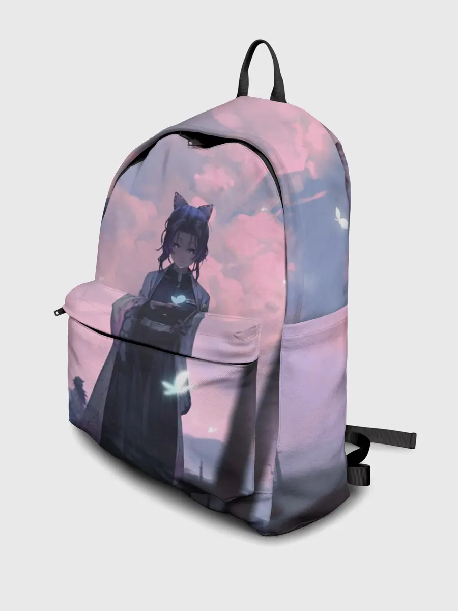 Рюкзак джинсовый / КЛИНОК РАССЕКАЮЩИЙ ДЕМОНОВ