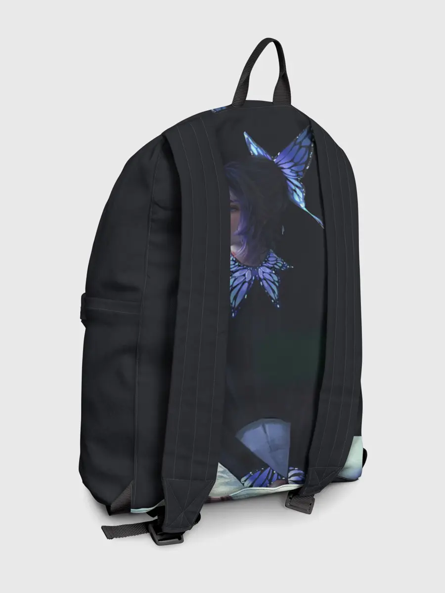 Рюкзак джинсовый / КЛИНОК РАССЕКАЮЩИЙ ДЕМОНОВ