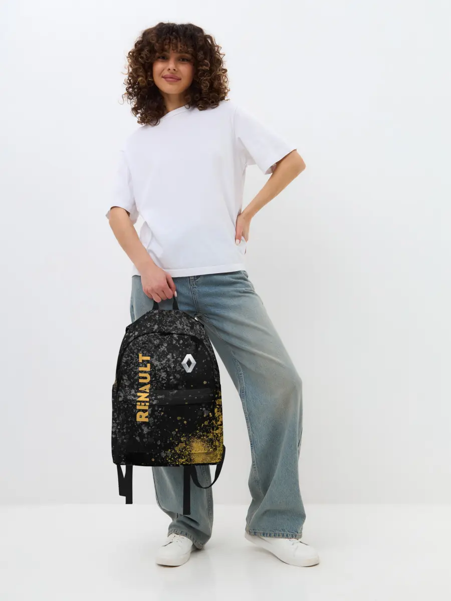 Рюкзак джинсовый / Renault | Брызги