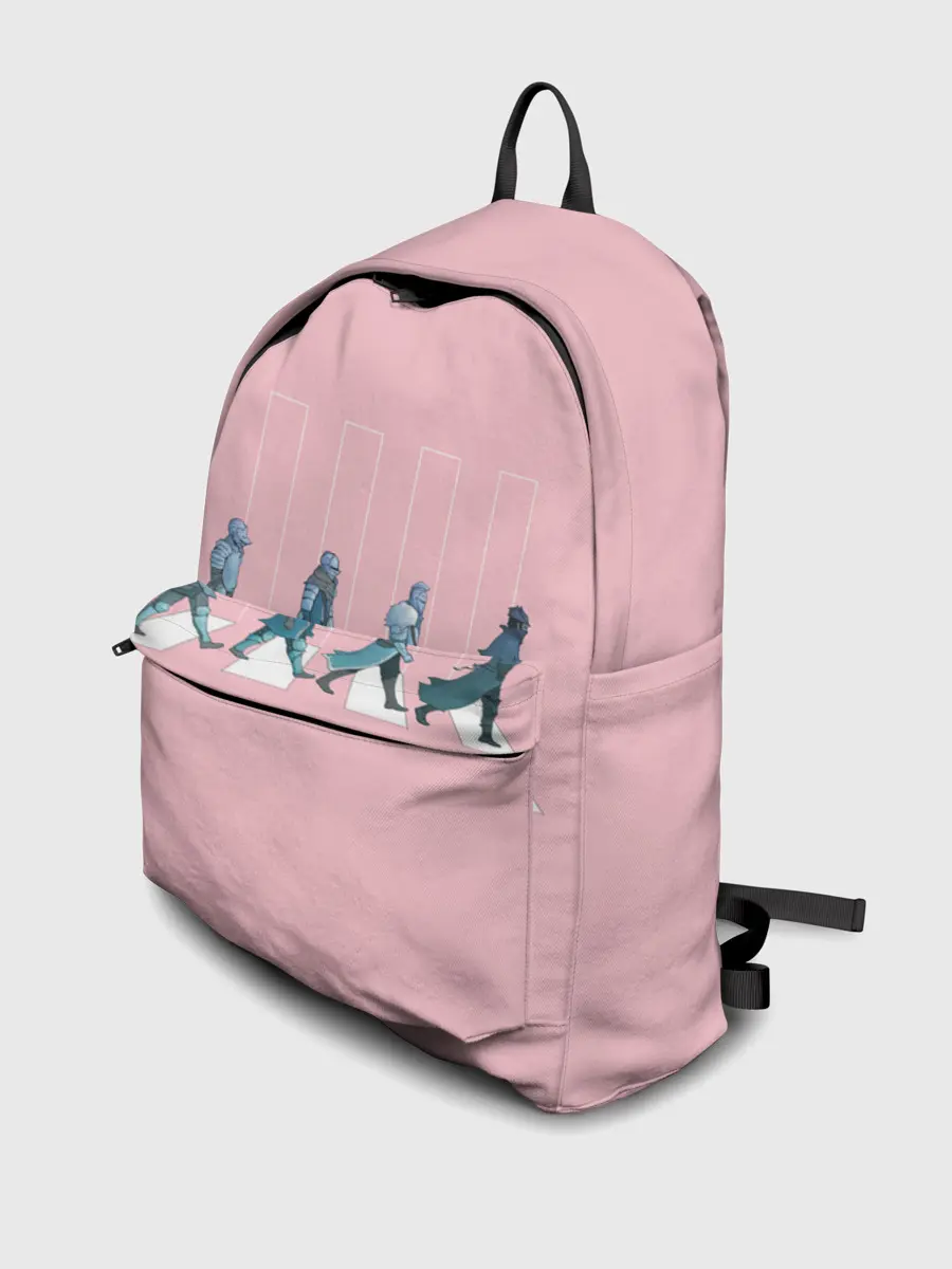 Рюкзак джинсовый / Dark souls x Beatles