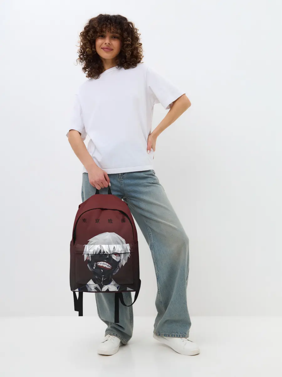 Рюкзак джинсовый / Канеки Кен Токийский гуль