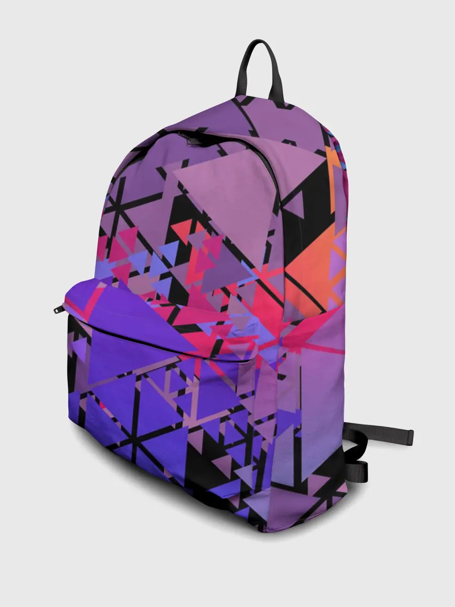 Рюкзак джинсовый / Треугольники