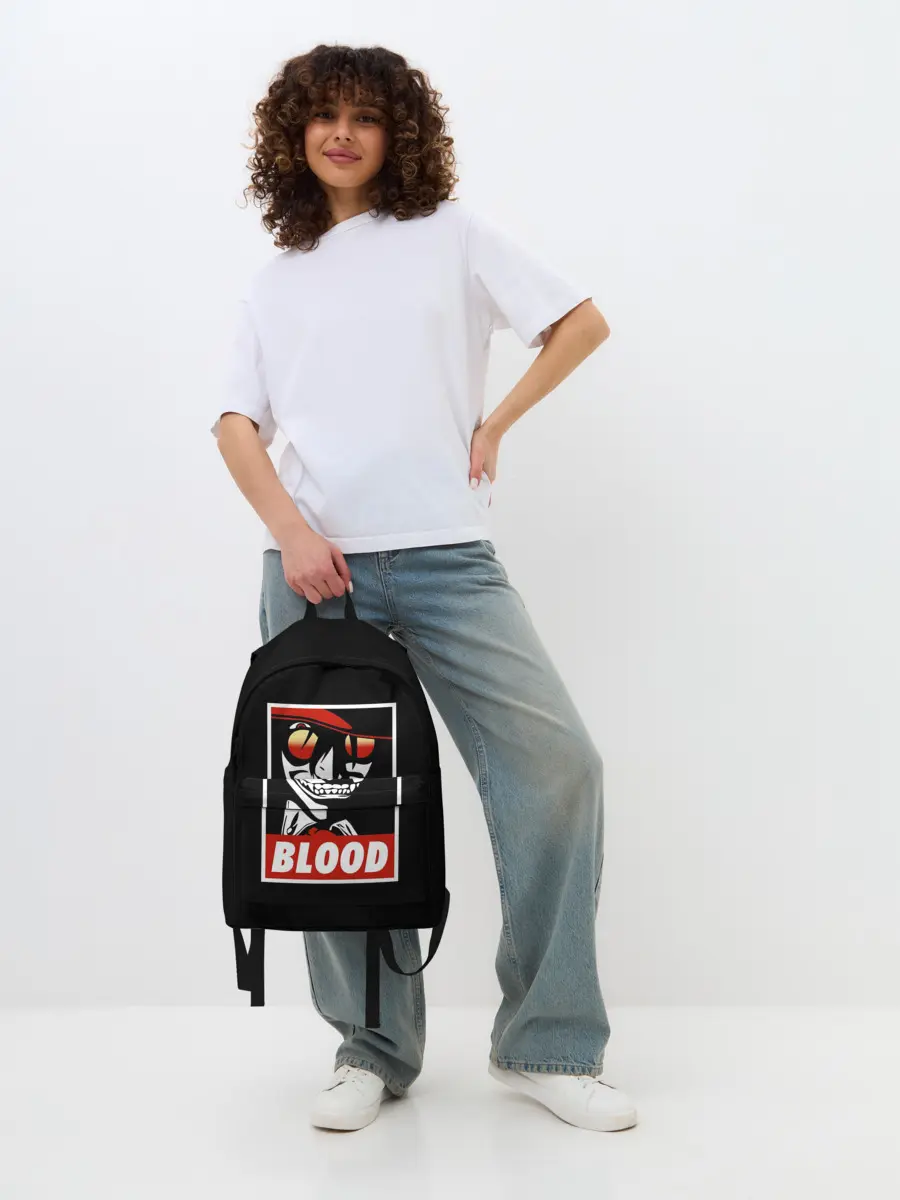 Рюкзак джинсовый / Алукард Blood