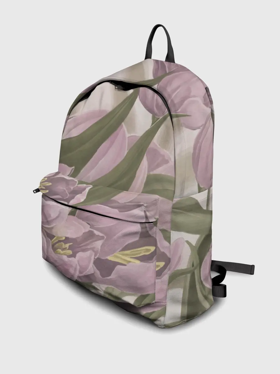 Рюкзак джинсовый / Сахарный розовый