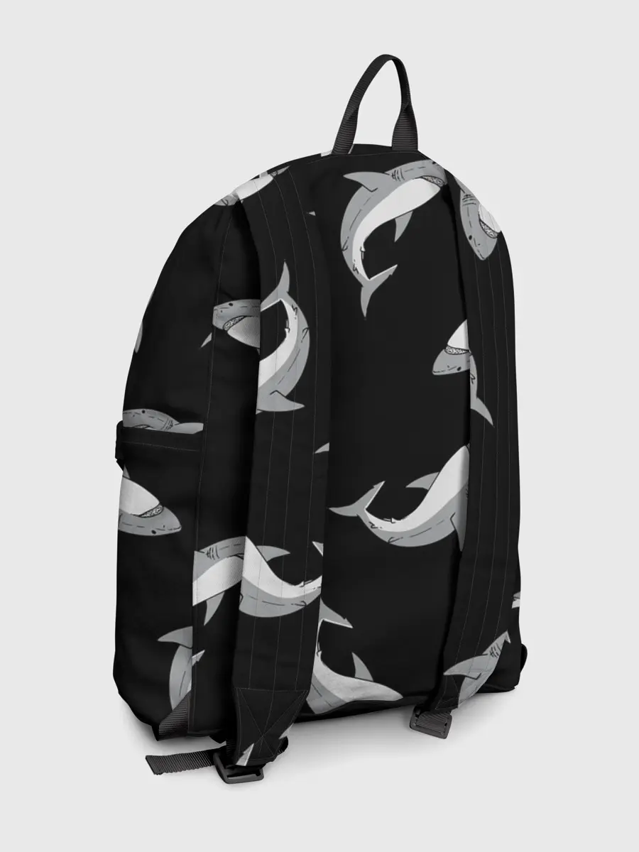 Рюкзак джинсовый / Акулы